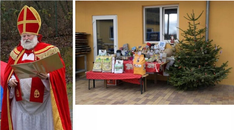 Der Nikolaus im Tierheim Bamberg